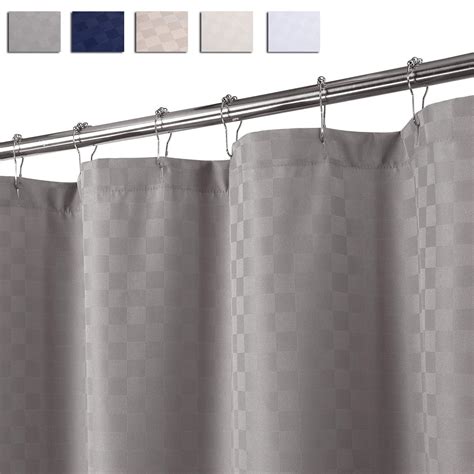 Caromio Extra Long Shower Curtain 84 Inches Length Hotel
