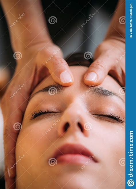 Cst Therapist Massaging Womanâ€™s Head Craniosacral Therapy Massage