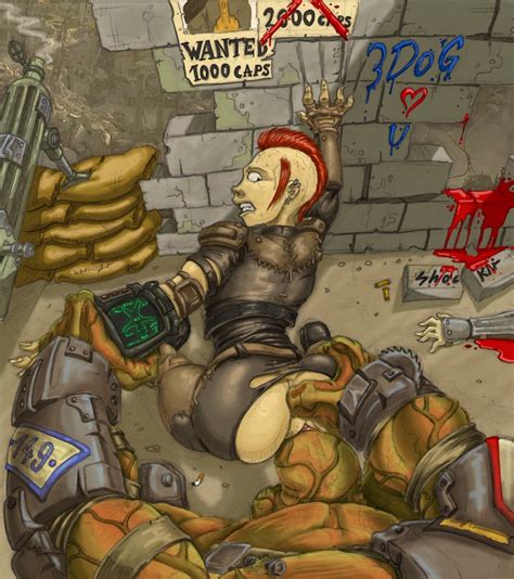 Rule 34 2015 Alley Arm Grab Blood Color Fallout Fallout New Vegas