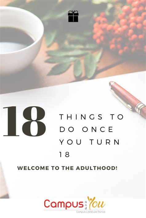 18 Things To Do Once You Turn 18 Turn Ons Things