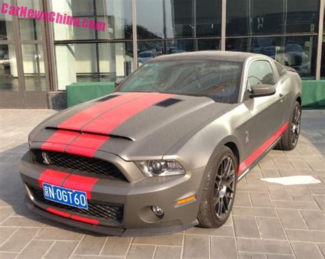 Spotted In China Ford Mustang Boss 302 And A Strange Shelby Gt500