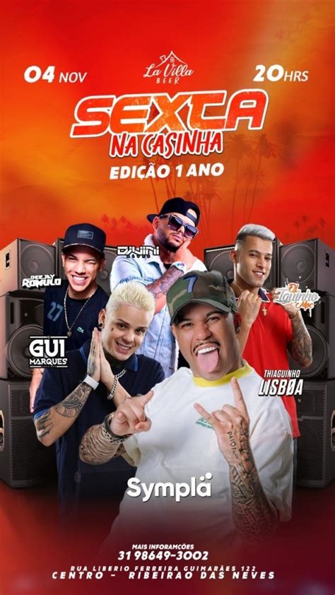 Sexta Na Casinha Especial Ano Em Ribeir O Das Neves Sympla