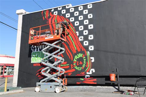 A Tribe Called Quest Mural In Los Angeles Los Angeles Mural Company