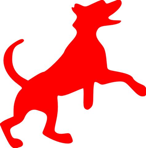 Red Dog Clip Art At Vector Clip Art Online Royalty Free