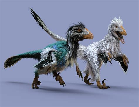Dinosaurs Series Feathers Extension For Deinonychus Daz 3d