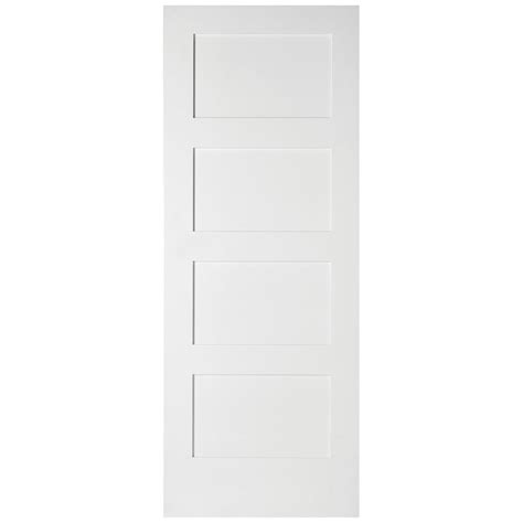 Jeld Wen Internal Shaker 4 Panel Door Primed Simplicity Range