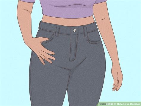 How To Hide Love Handles With Pictures Wikihow