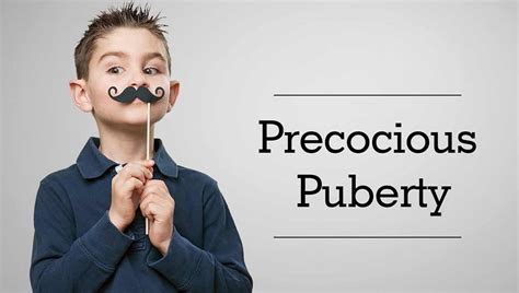 Precocious Puberty Early Onset Puberty Causes Signs Treatment