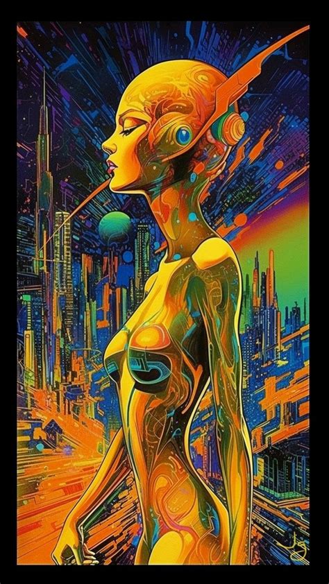 Metropolis Space Vixen Pop Art Scifi Fantasy Art Pop Art Fantasy Posters