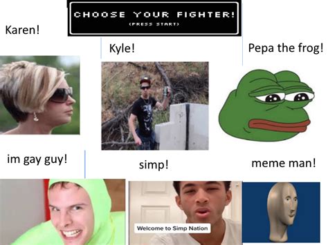 Choose Your Fighter Rmemes