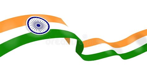 Indian Flag Illustration Vector Image Stock Vector Illustration Of