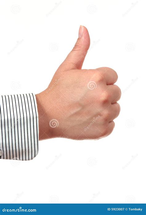 Thumb Up Gesture Ok Royalty Free Stock Photography Image 5923007