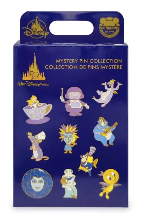 Disney Mystery Pin Pack Walt Disney World Th Anniversary Pc
