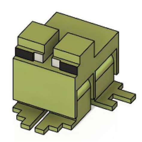 Stl File Articulated Minecraft Frog・design To Download And 3d Print・cults