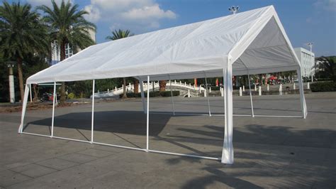 Some of these carports will cover all sides of the. Mcombo White 20x26' Heavy Duty Carport Party Tent Canopy ...