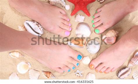 Nice Legs Pedicure Beach Sand Stock Photo Shutterstock