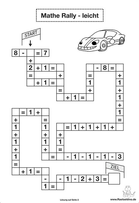 Klasse mathematik in der grundschule an, die sowohl zu hause, als. Rechenrätsel für Kinder leicht - gratis Download