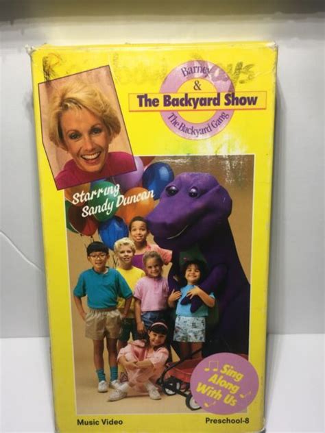 Barney The Backyard Show Vhs 1988 For Sale Online Ebay