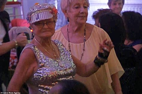 Lunchtime Nightclub For The Over S Sees Pensioners Donning Glitzy Gear In Bid To Beat