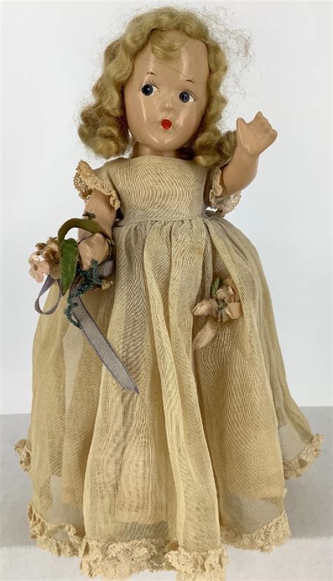 Lot 2 9 Vintage Madame Alexander Composition Dolls With Mohair