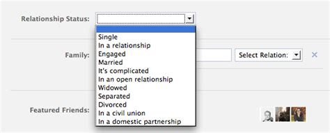 To add or edit your relationship status, first go to your facebook profile. New Relationship Status Options on Facebook | POPSUGAR Tech