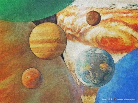 Paintings Of Planets In Orbit