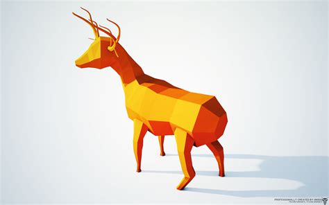 Orange Deer 3d Graphics Wallpapers And Images Wallpapers Pictures