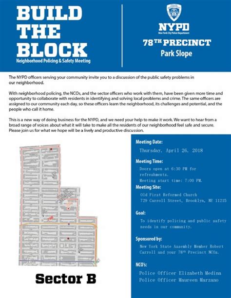 Nypds 78th Precinct Build The Block Neighborhood Policing And Safety