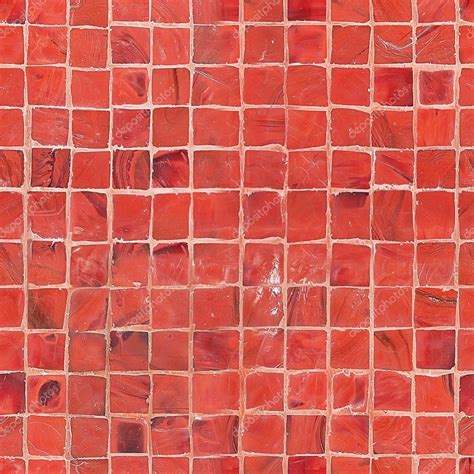 Seamless Red Mosaic Tile Texture — Stock Photo © Natchas 77998002