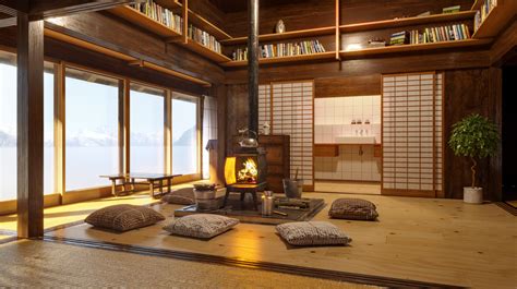 Japanese Style Living Room Interior Design Japanese Interior Style