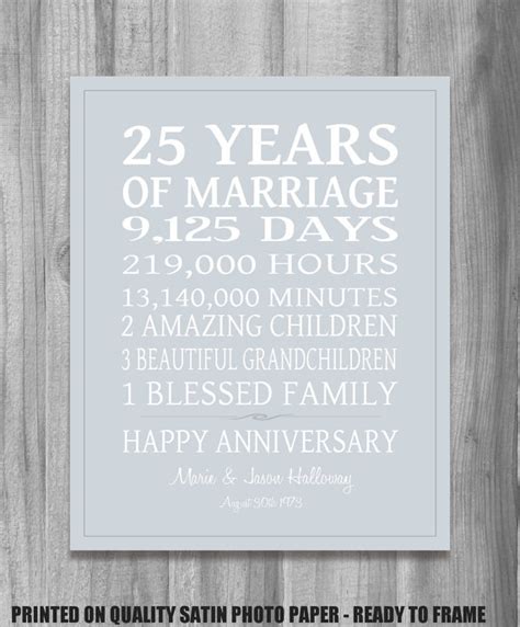 25th Anniversary For Husband Quotes Quotesgram