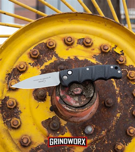 Boker Kalashnikov Switchblade Knife Satin Dagger And Black Grindworx