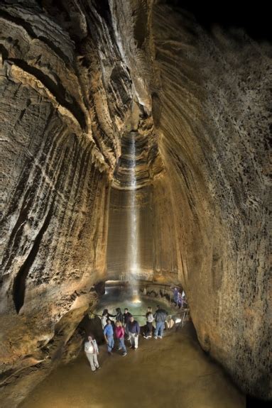 Dazzling Underground Waterfall Exotic Travel Destination