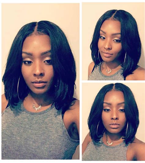 Middle Part Bob Lace Closure Sew In Sewin Foreignlove Hair Quick