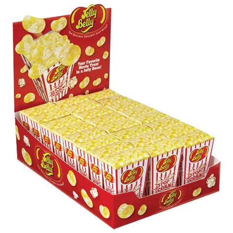 Jelly Belly Buttered Popcorn Jelly Beans 175 Oz Box All City Candy