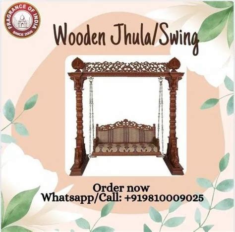 Indian Wooden Jhula Jhoola Swing At Rs 45000piece Wooden Swing Chair