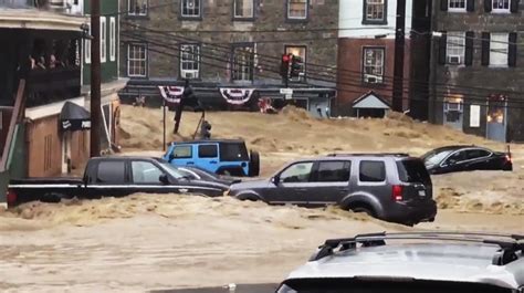 Ellicott City Maryland Flooding Dangerous Flood Waters Hit City Still