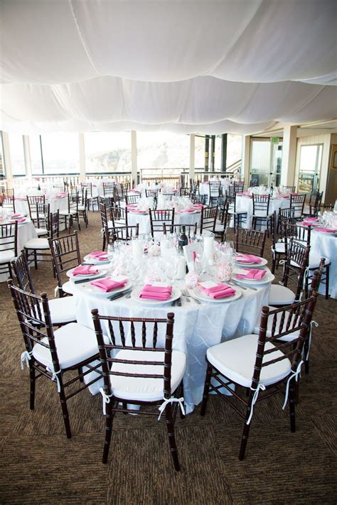 A wide variety of ceiling draping wedding options. Ceiling drapery + chivari chairs = elegant reception venue ...