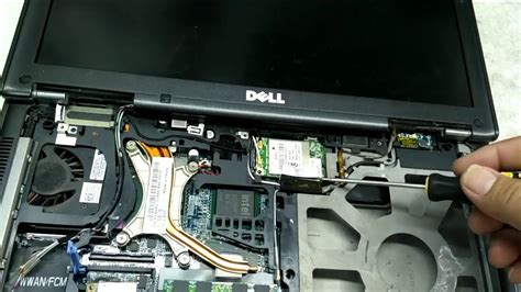 How To Repair Heatsink Fan Processor Dell Latitude D630 Laptop Youtube
