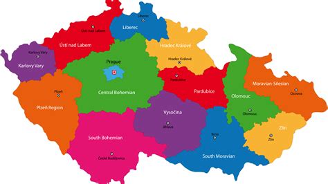 Czech Republic Political Map Oconto County Plat Map
