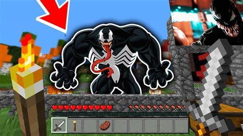 Encerramos A Venom En Minecraft Youtube