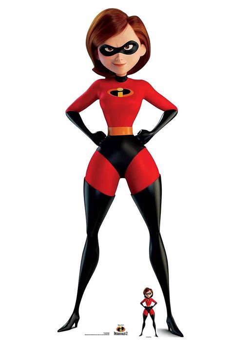 Elastigirl Helen Parr från Superhjältarna officiella Disney Lifesize Kartong Cutout Standee