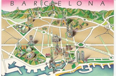 Plan De Barcelone Imprimable Gratuit Info ≡ Voyage Carte Plan