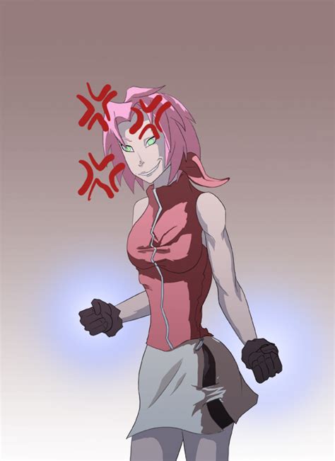 Angry Sakura By Yuesbee On Deviantart