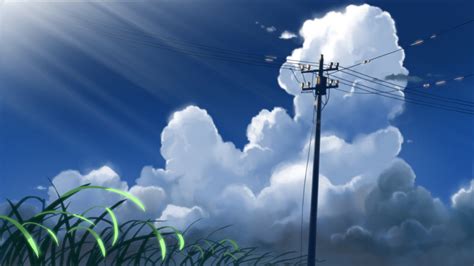 Anime Cloud Tutorial Cloud Tutorial Clouds Scenery Background