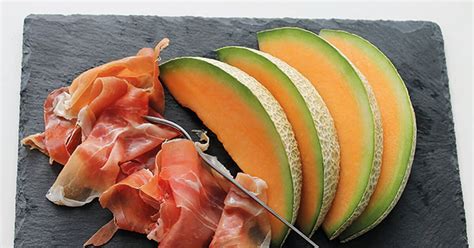 Meloen met ham Klassiek recept