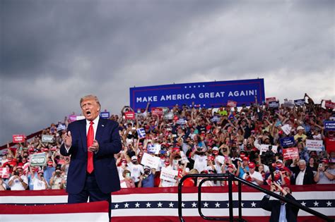 How Many Attended Trumps North Carolina Rally Crowd Photos
