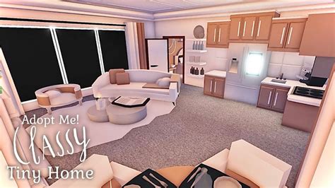 Tiny Home Classy Vibe Aesthetic Adopt Me Tour And Speed Build Roblox Youtube