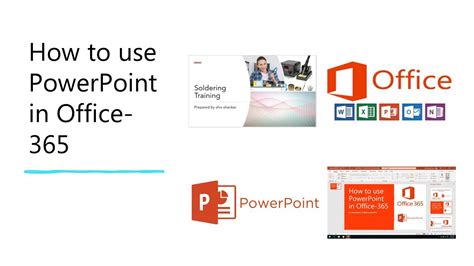 How To Use Powerpoint In Office 365 Youtube