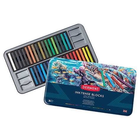 Derwent Inktense Block 36 Color Tin Set Walmart Com Walmart Com